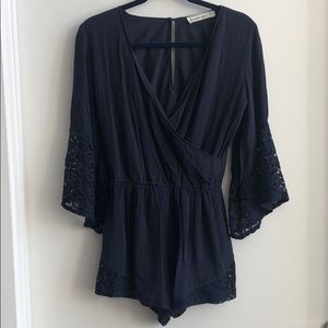 Abercrombie & Fitch Long Sleeve Romper Size M